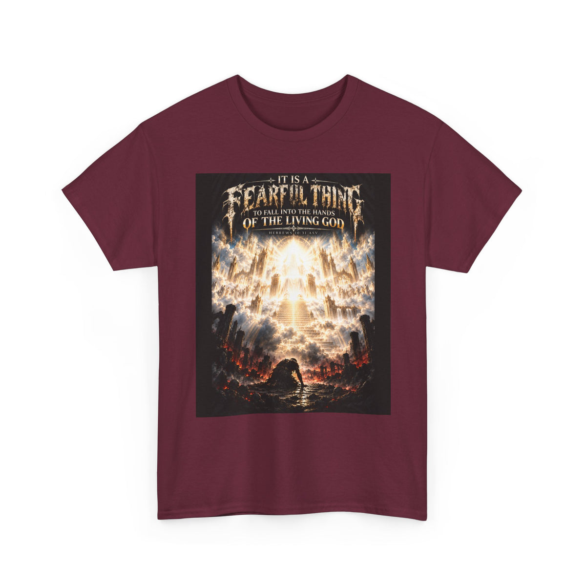 Fear of the Living God T-Shirt – ‘Be Wise Fear Yahweh’ Scripture Tee (Prov 9:10)