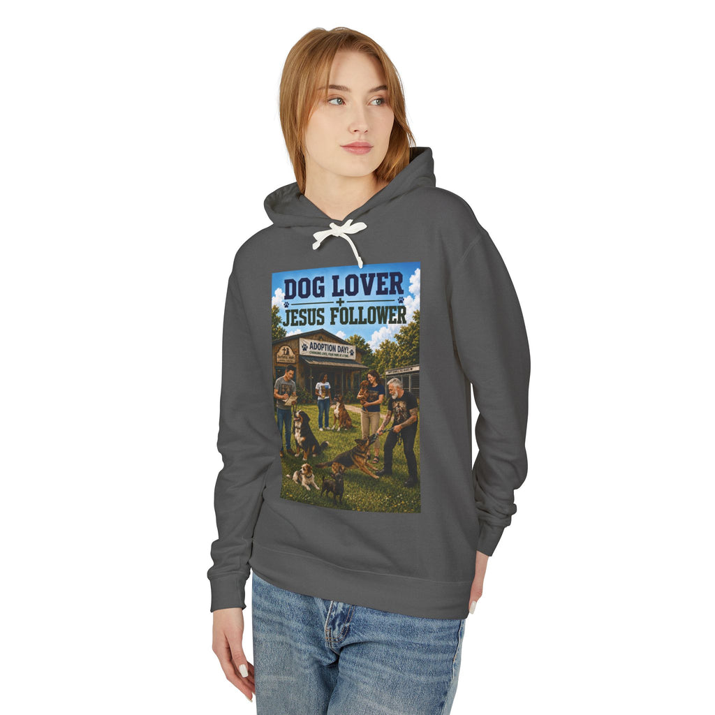 "Ad version" Dog Lover Hoodie — Proverbs 12:10 Christian Pet Sweatshirt