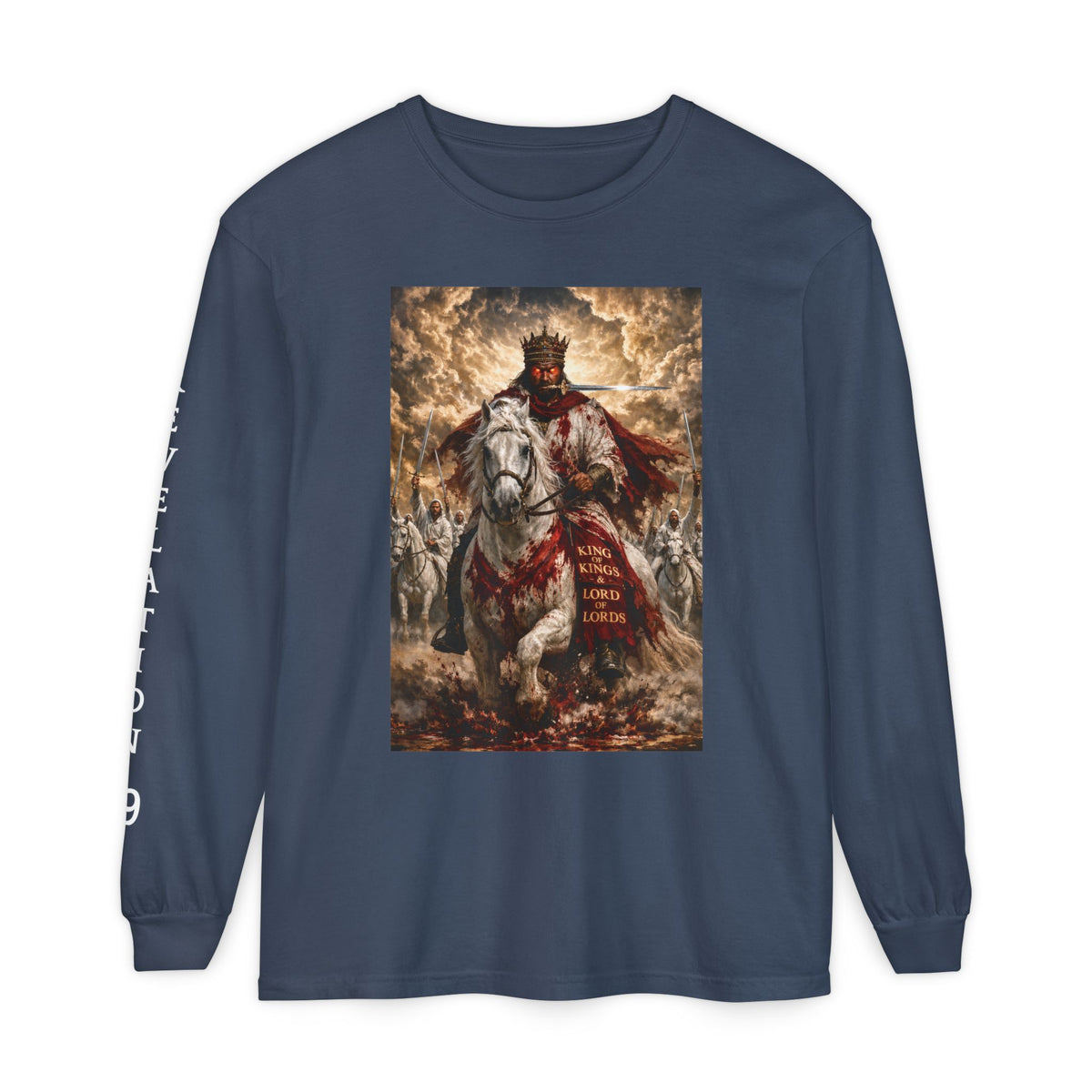 Jesus Is Lord Long Sleeve Tee — Regal Christian Warrior Graphic Shirt