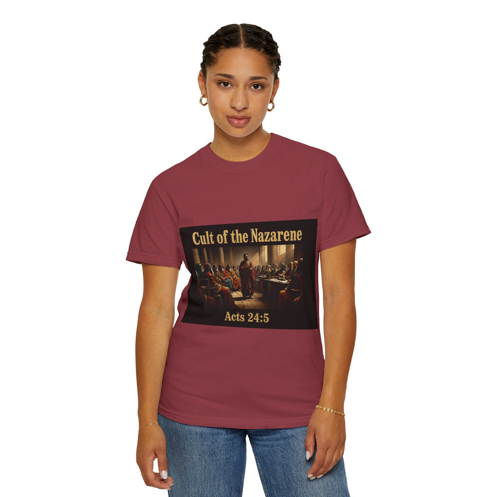 Acts 24:5 Unisex Comfort Dyed T-shirt