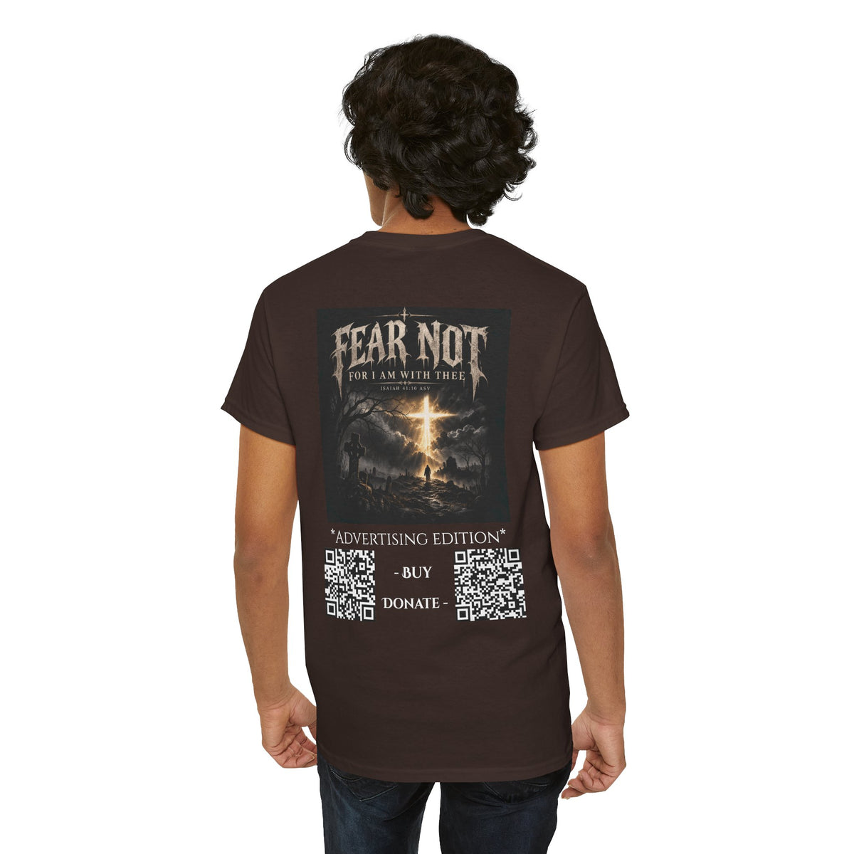 Fear Not Ad Edition Holiday Line October Edition scripture Tee —  Christian Graphic T-Shirt
