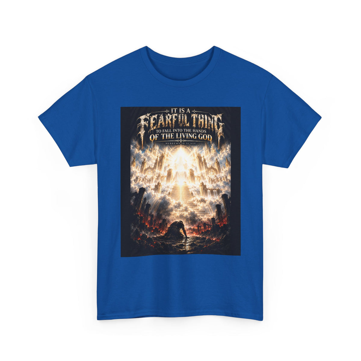 Fear of the Living God T-Shirt – ‘Be Wise Fear Yahweh’ Scripture Tee (Prov 9:10)