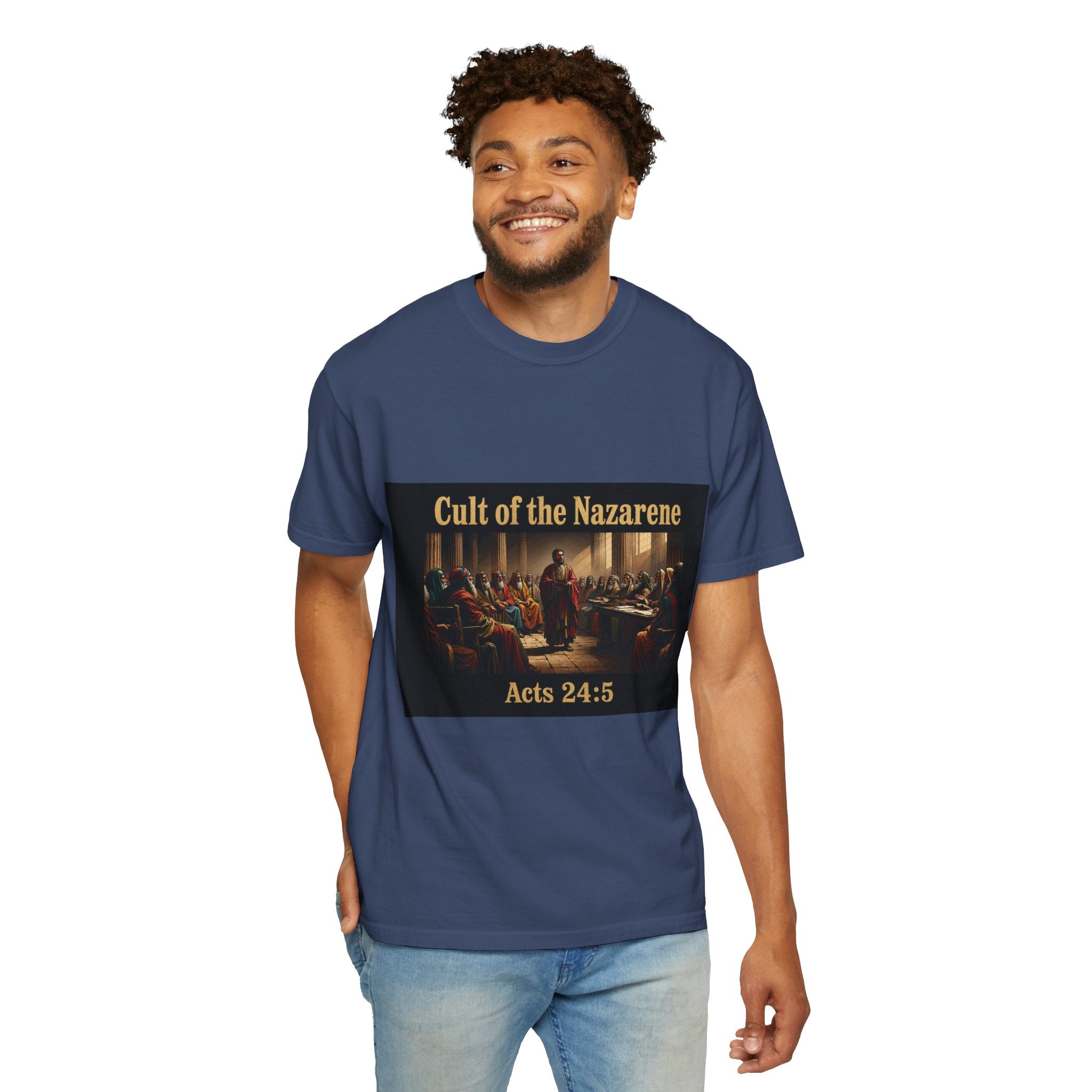 Acts 24:5 Unisex Comfort Dyed T-shirt
