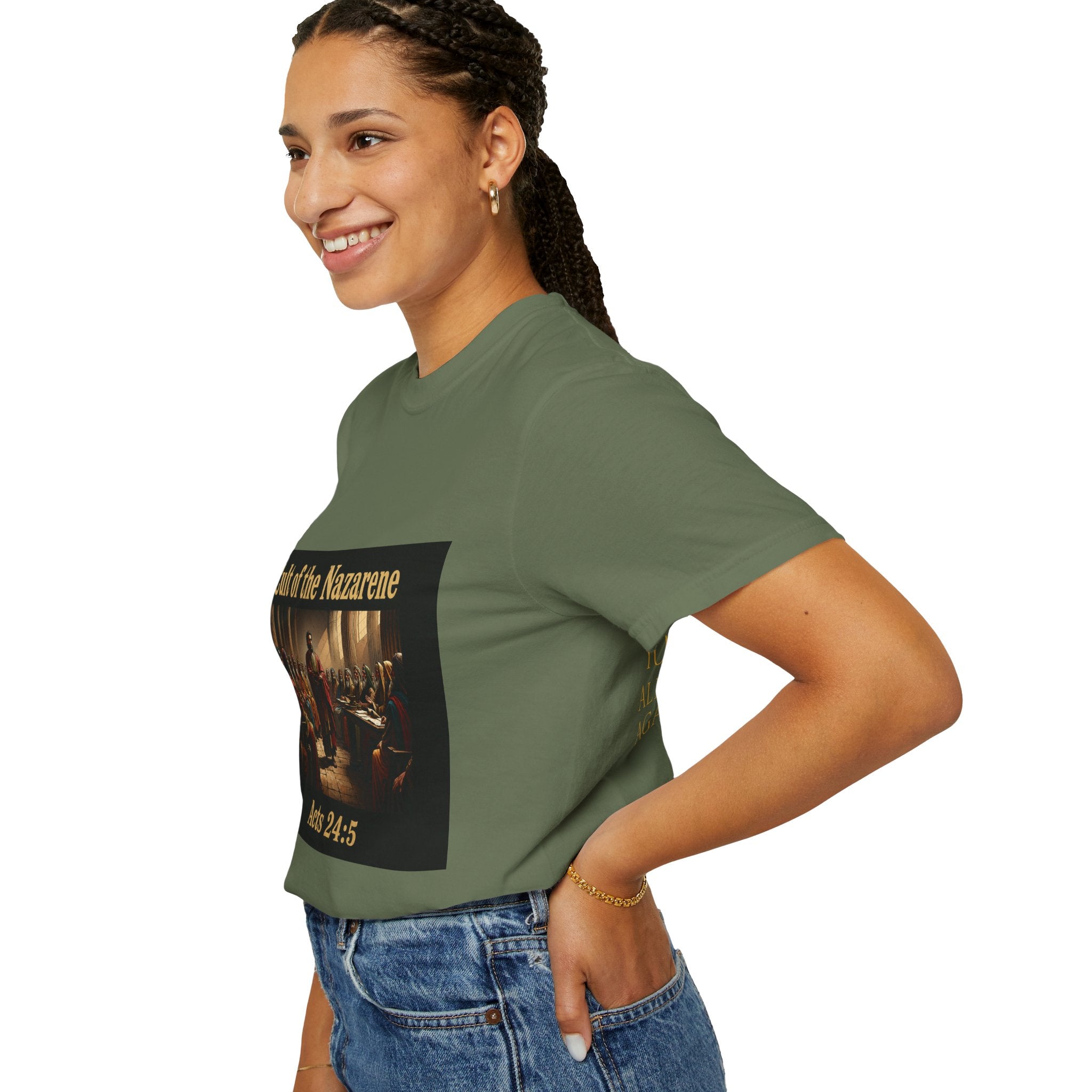 Acts 24:5 Unisex Comfort Dyed T-shirt