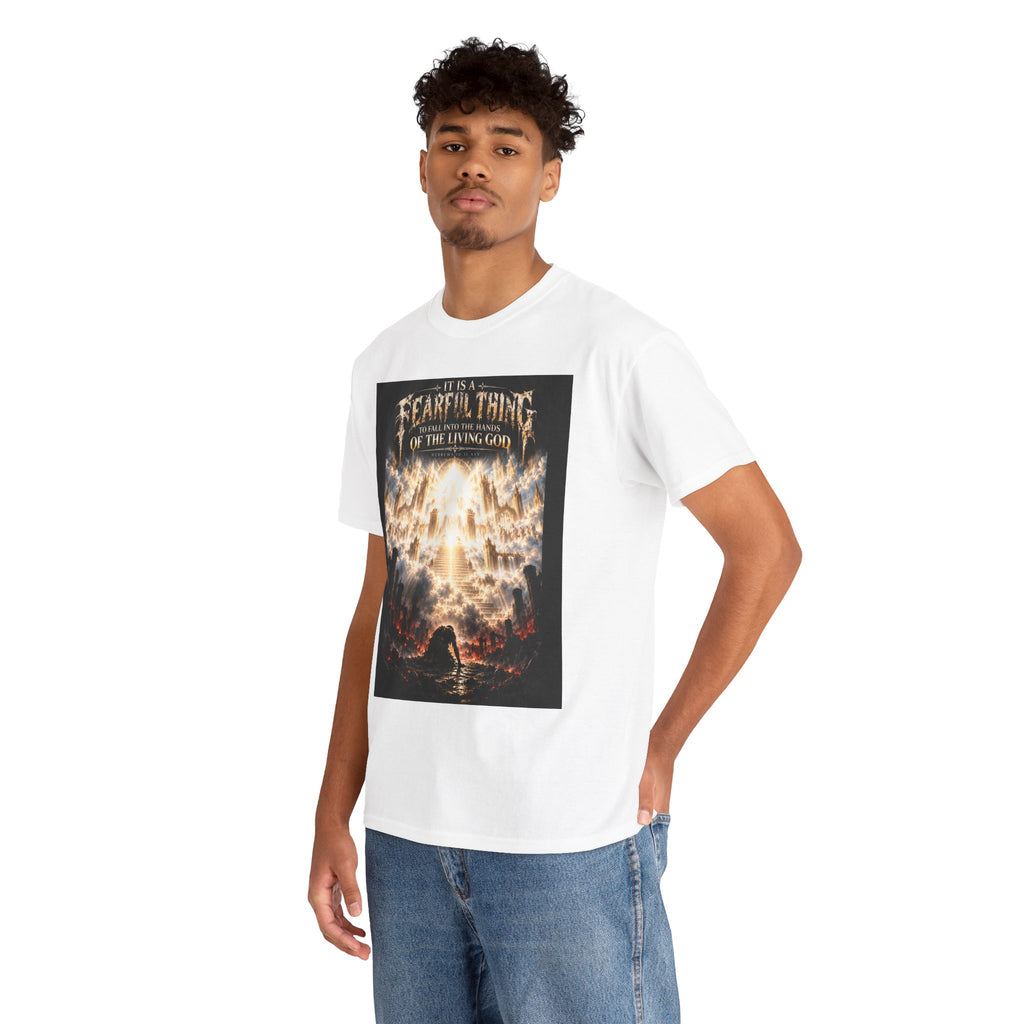 Fear of the Living God T-Shirt – ‘Be Wise Fear Yahweh’ Scripture Tee (Prov 9:10)