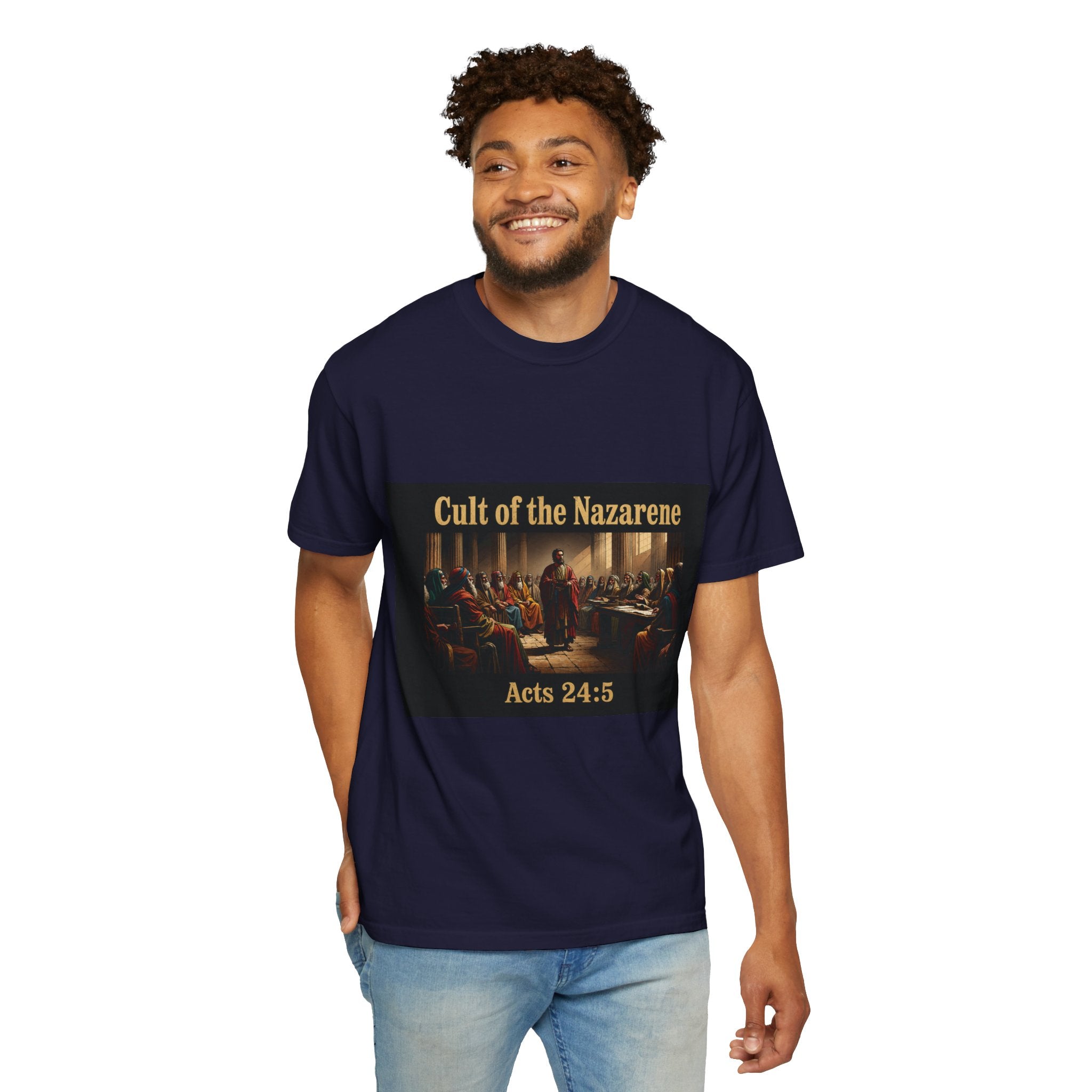 Acts 24:5 Unisex Comfort Dyed T-shirt