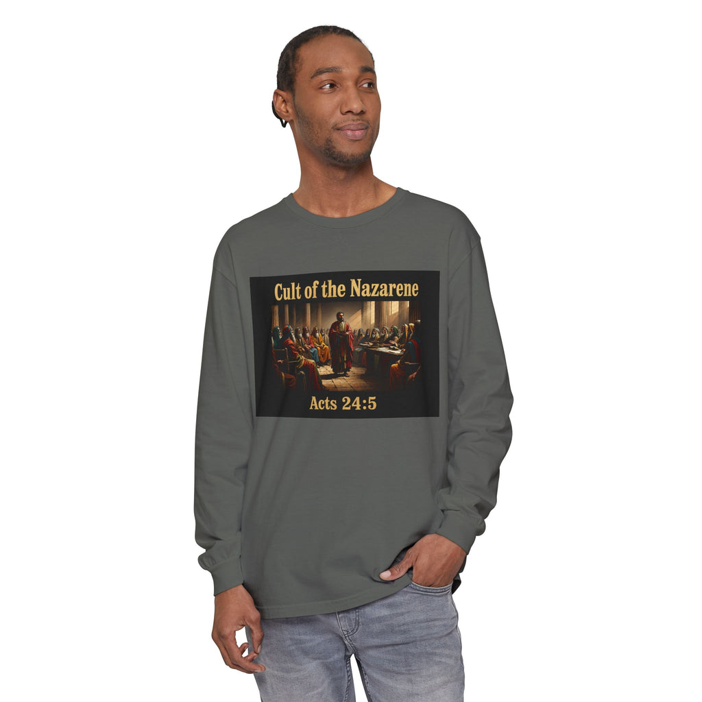 Acts 24:5 cult of the nazarene Scripture long sleeve Tee