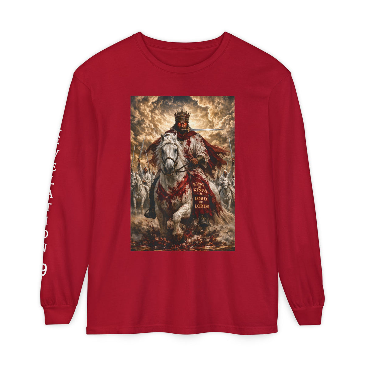 Jesus Is Lord Long Sleeve Tee — Regal Christian Warrior Graphic Shirt