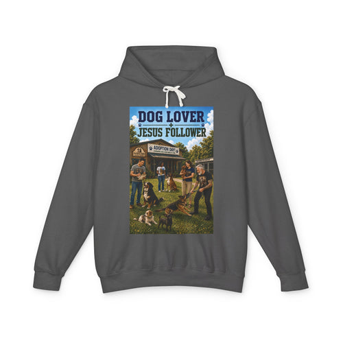 "Ad version" Dog Lover Hoodie — Proverbs 12:10 Christian Pet Sweatshirt