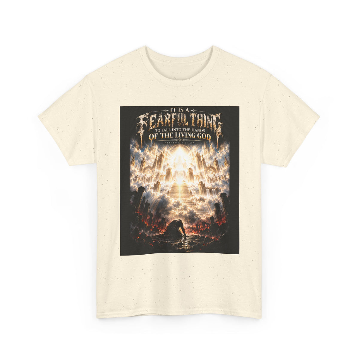 Fear of the Living God T-Shirt – ‘Be Wise Fear Yahweh’ Scripture Tee (Prov 9:10)