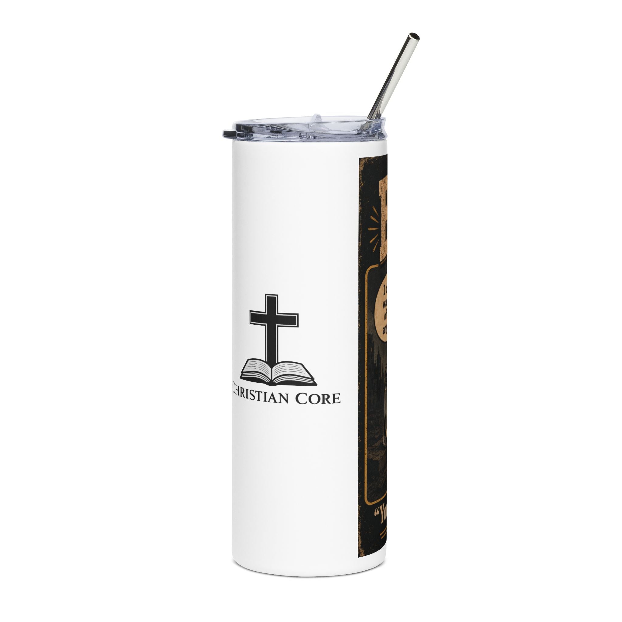 Be Salty Christian Tumbler — 20oz Stainless Steel Inspirational Travel Mug