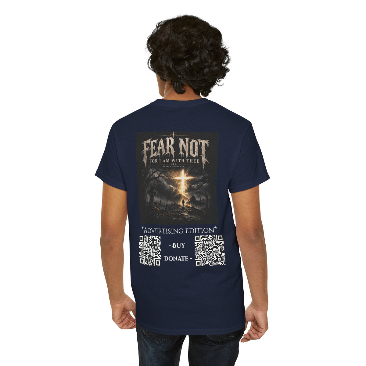 Fear Not Ad Edition Holiday Line October Edition scripture Tee —  Christian Graphic T-Shirt