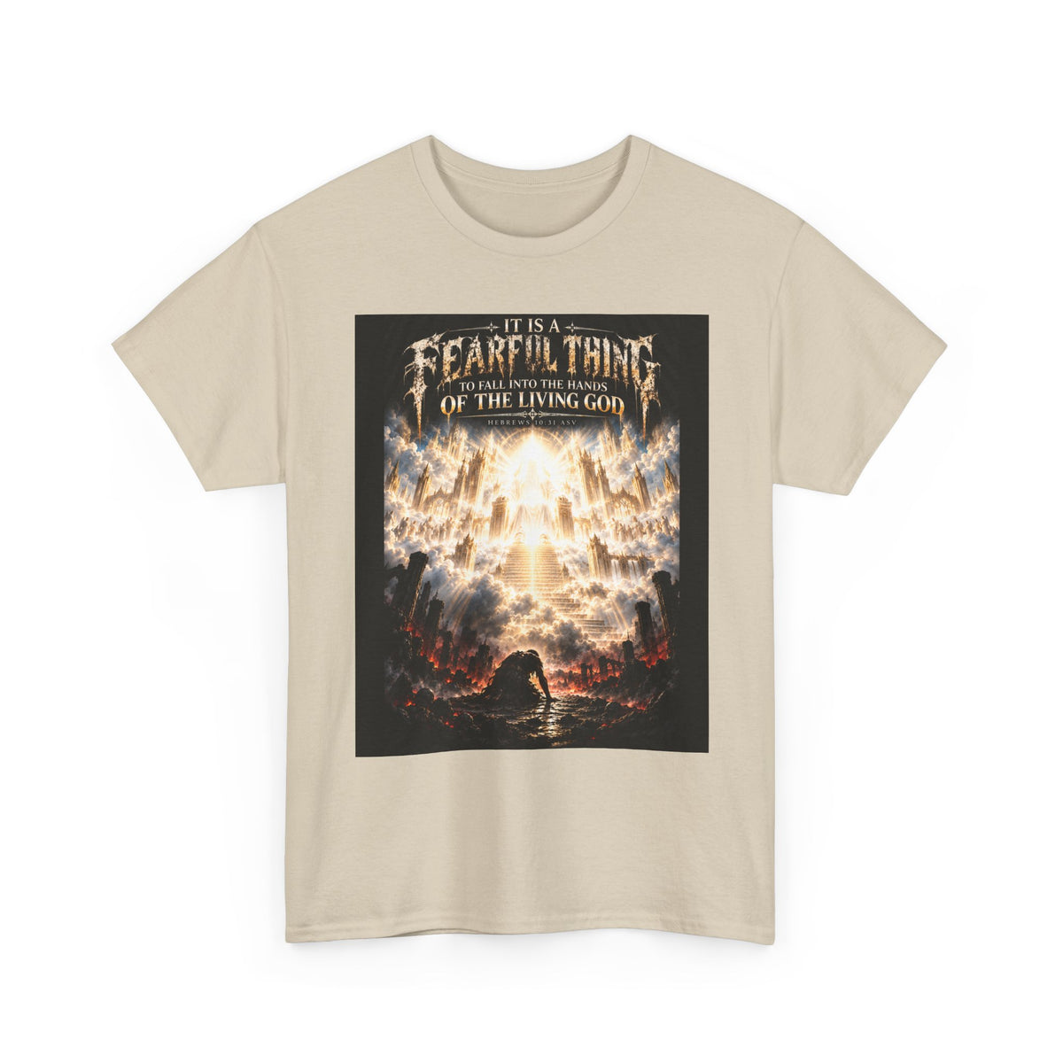 Fear of the Living God T-Shirt – ‘Be Wise Fear Yahweh’ Scripture Tee (Prov 9:10)