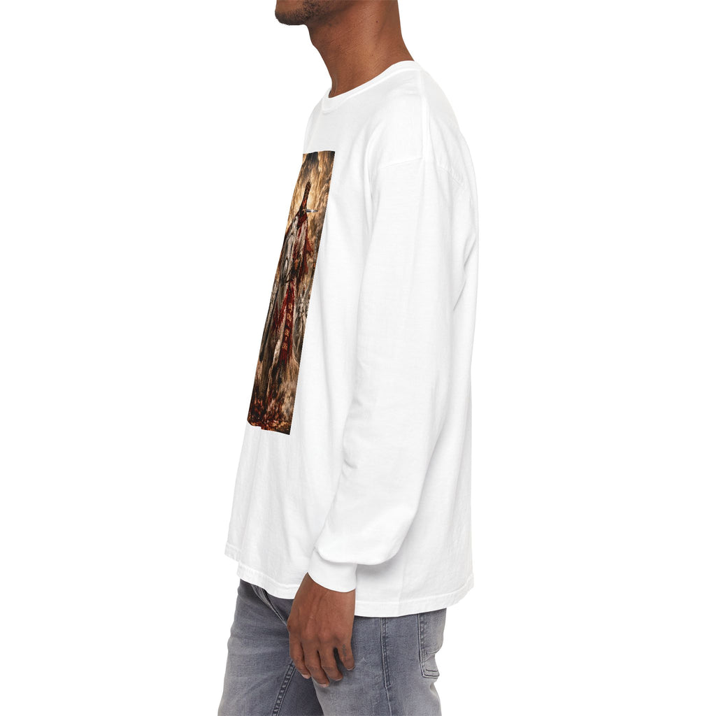 Jesus Is Lord Long Sleeve Tee — Regal Christian Warrior Graphic Shirt