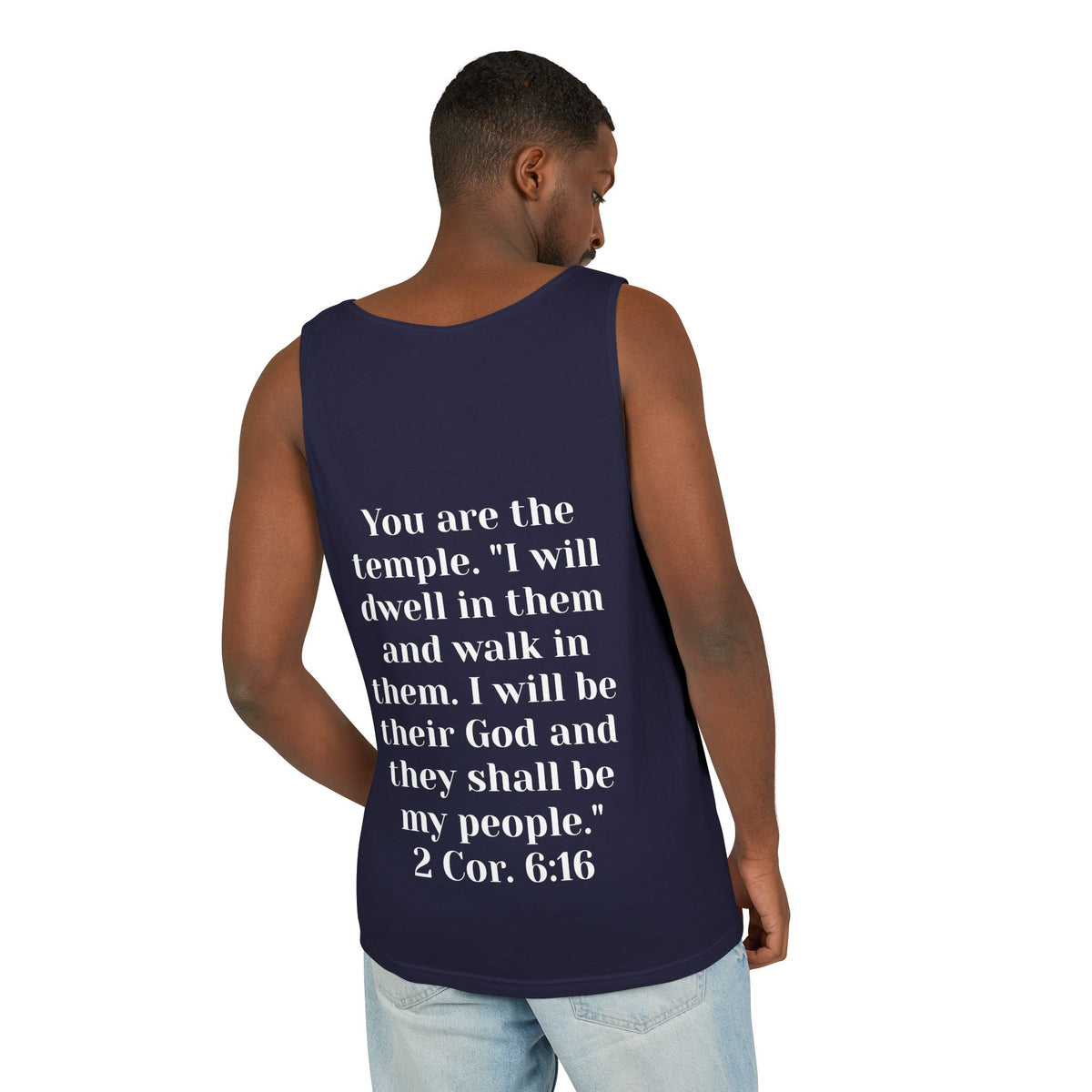 Jesus Follower Cat Lover Tank Top — Christian Pet Lover Graphic Tank