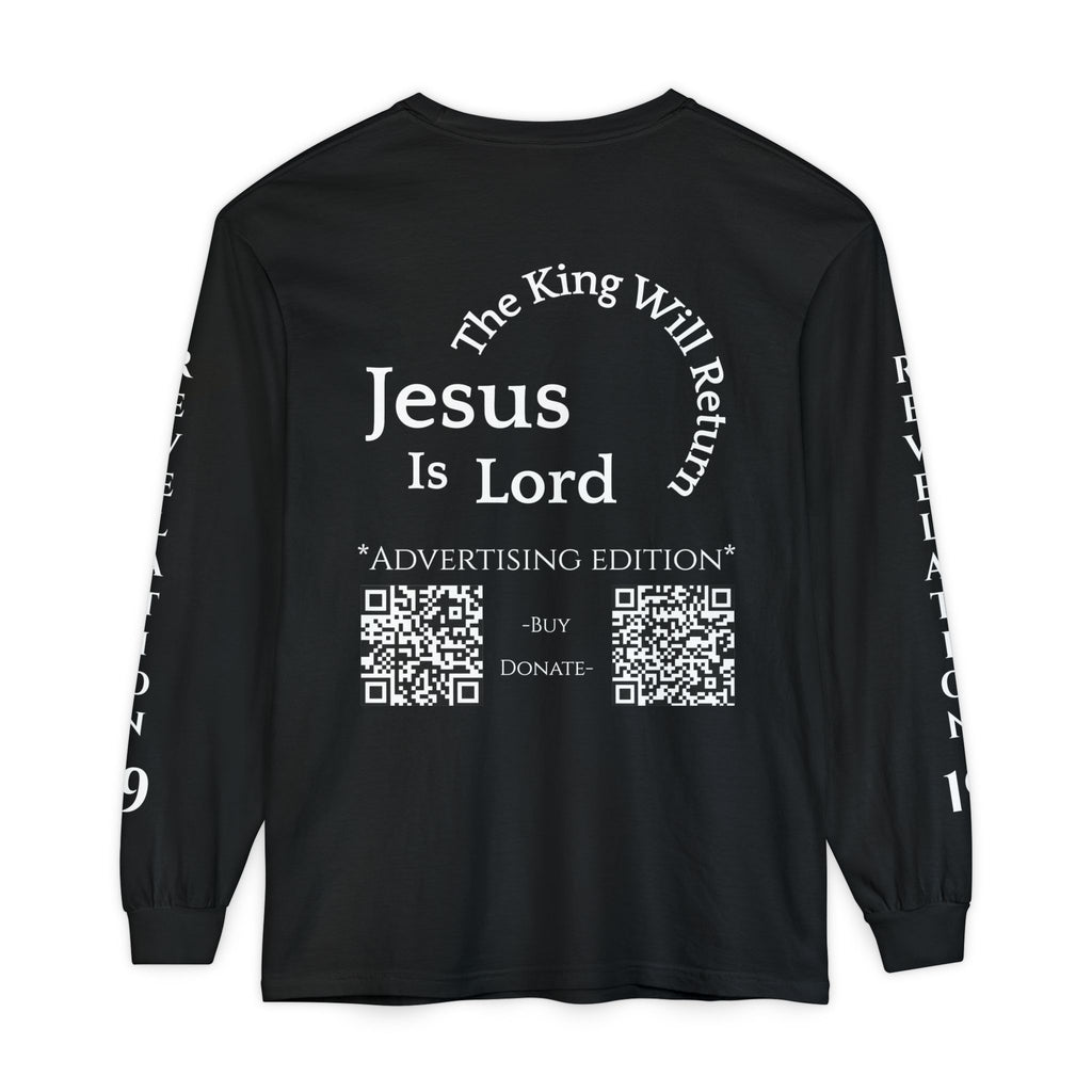 Jesus Is Lord Ad Edition Long Sleeve Tee — Regal Christian Warrior Graphic Shirt