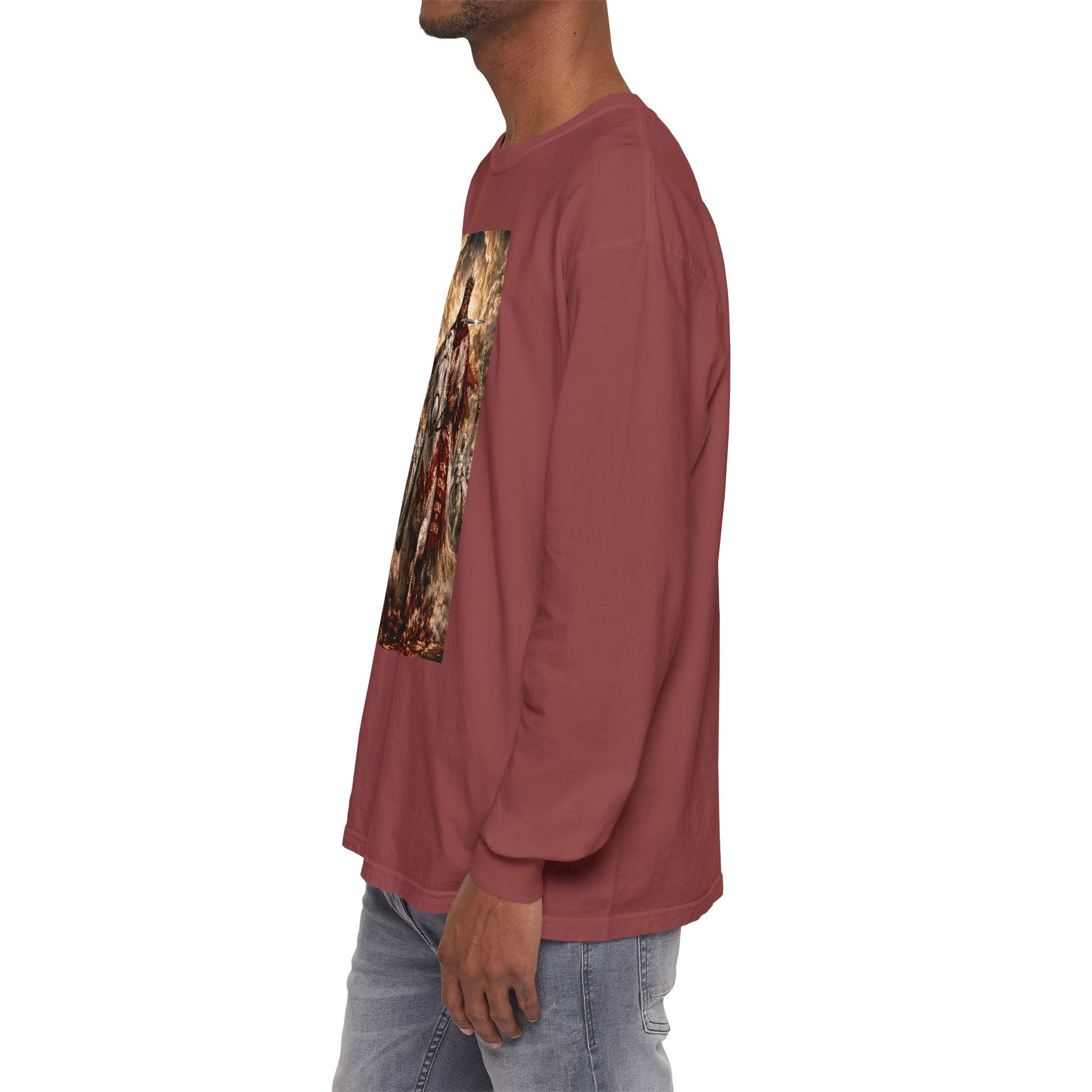 Jesus Is Lord Long Sleeve Tee — Regal Christian Warrior Graphic Shirt