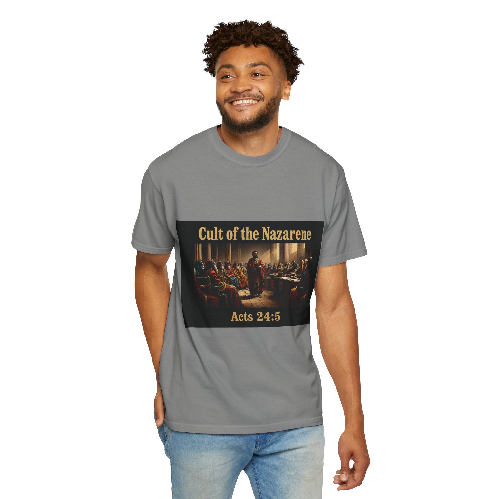 Acts 24:5 Unisex Comfort Dyed T-shirt
