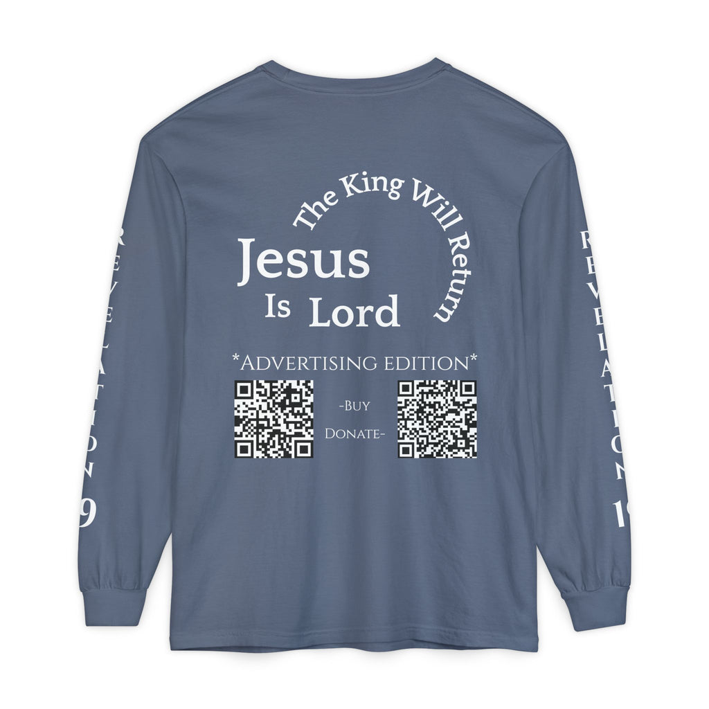 Jesus Is Lord Ad Edition Long Sleeve Tee — Regal Christian Warrior Graphic Shirt