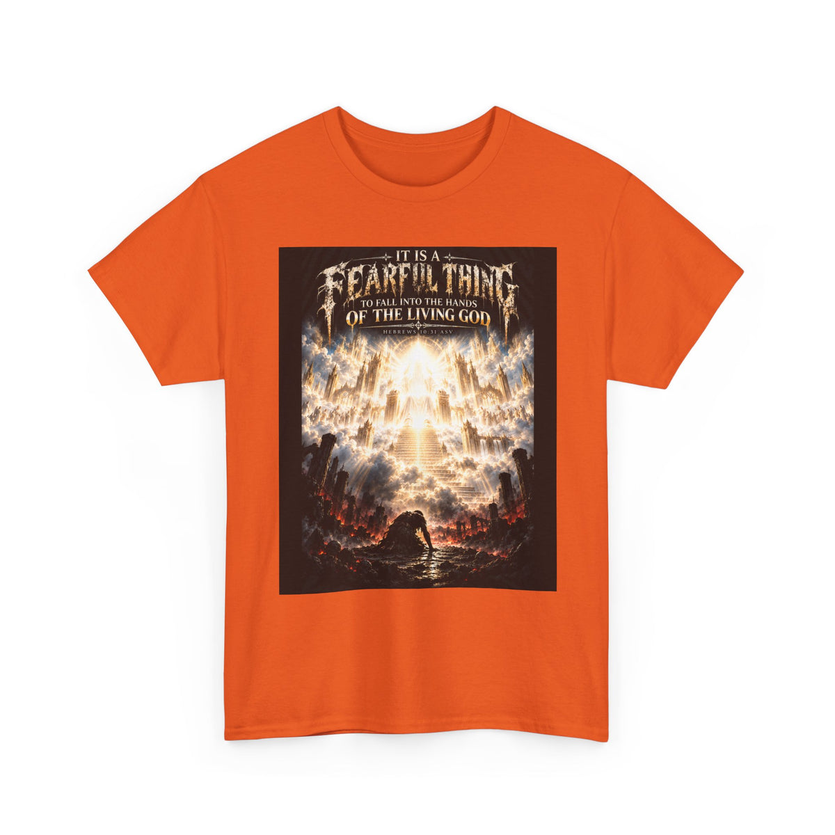 Fear of the Living God T-Shirt – ‘Be Wise Fear Yahweh’ Scripture Tee (Prov 9:10)