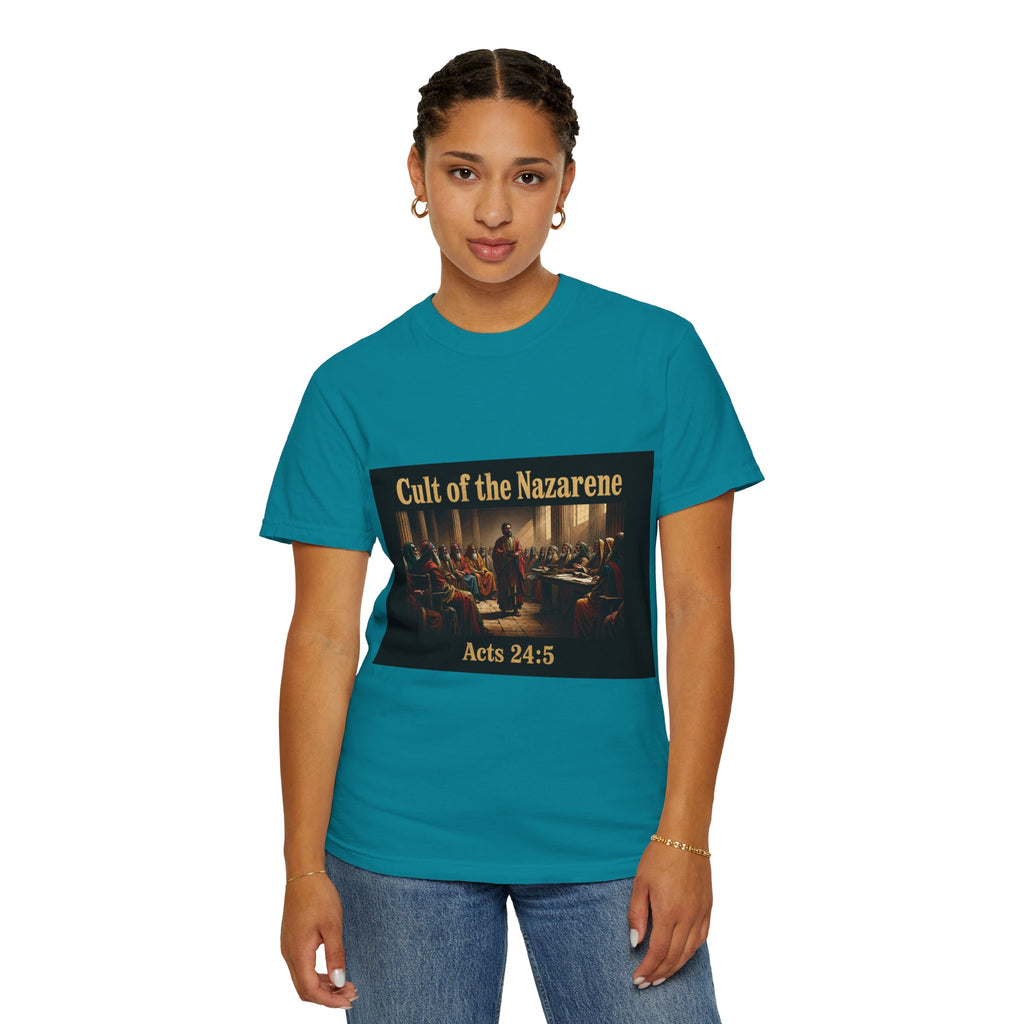 Acts 24:5 Unisex Comfort Dyed T-shirt