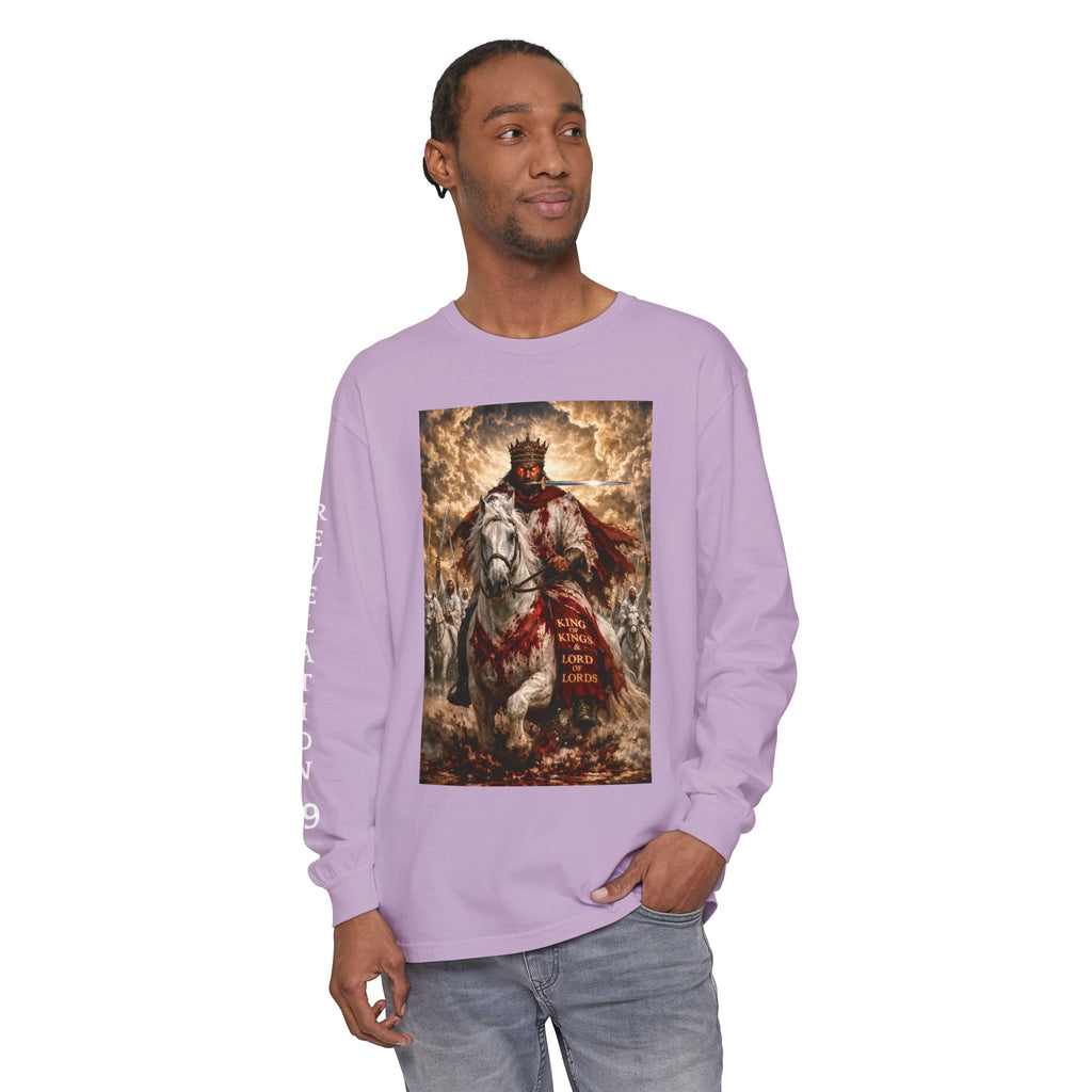 Jesus Is Lord Long Sleeve Tee — Regal Christian Warrior Graphic Shirt