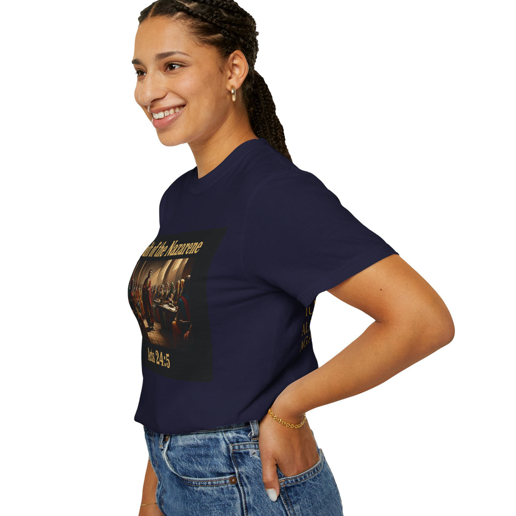 Acts 24:5 Unisex Comfort Dyed T-shirt