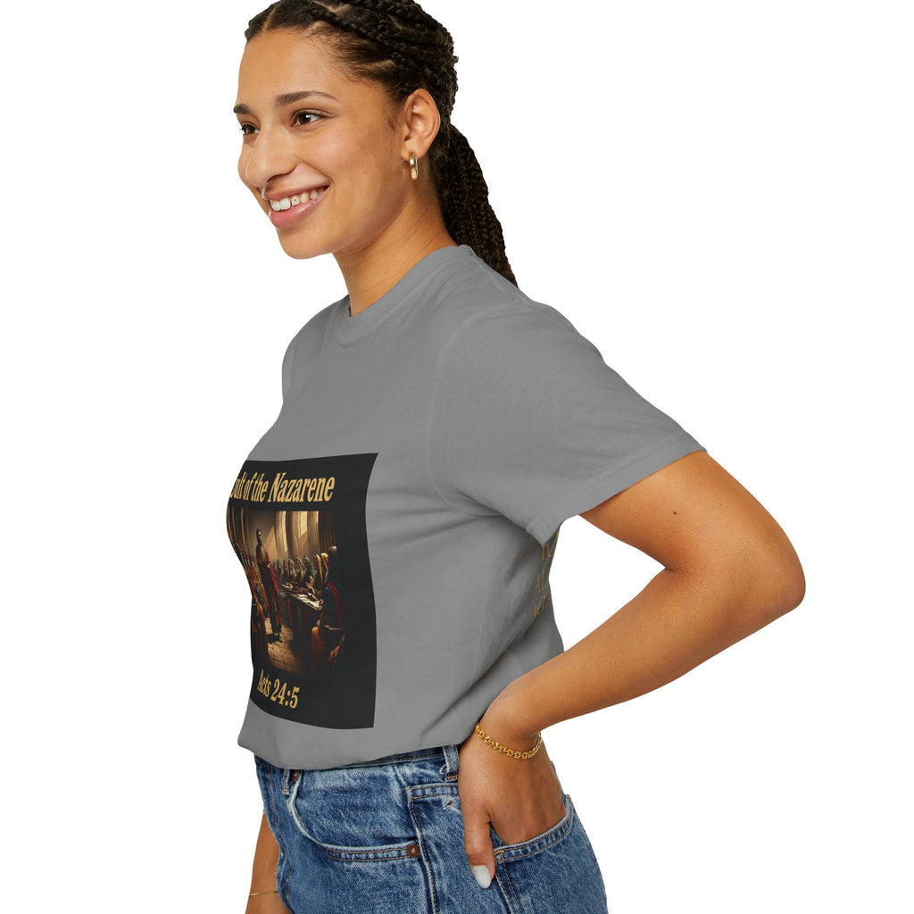 Acts 24:5 Unisex Comfort Dyed T-shirt