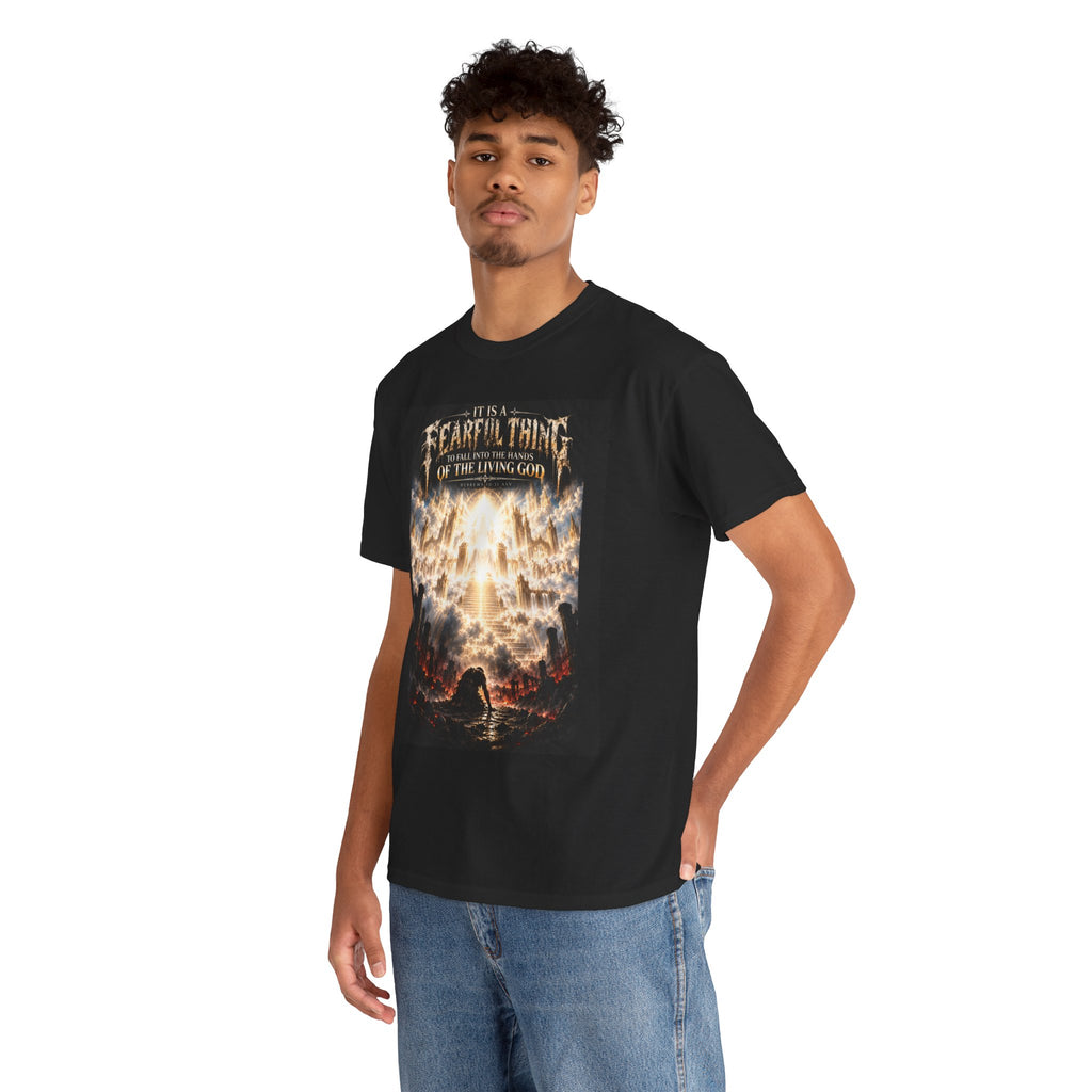 Fear of the Living God T-Shirt – ‘Be Wise Fear Yahweh’ Scripture Tee (Prov 9:10)