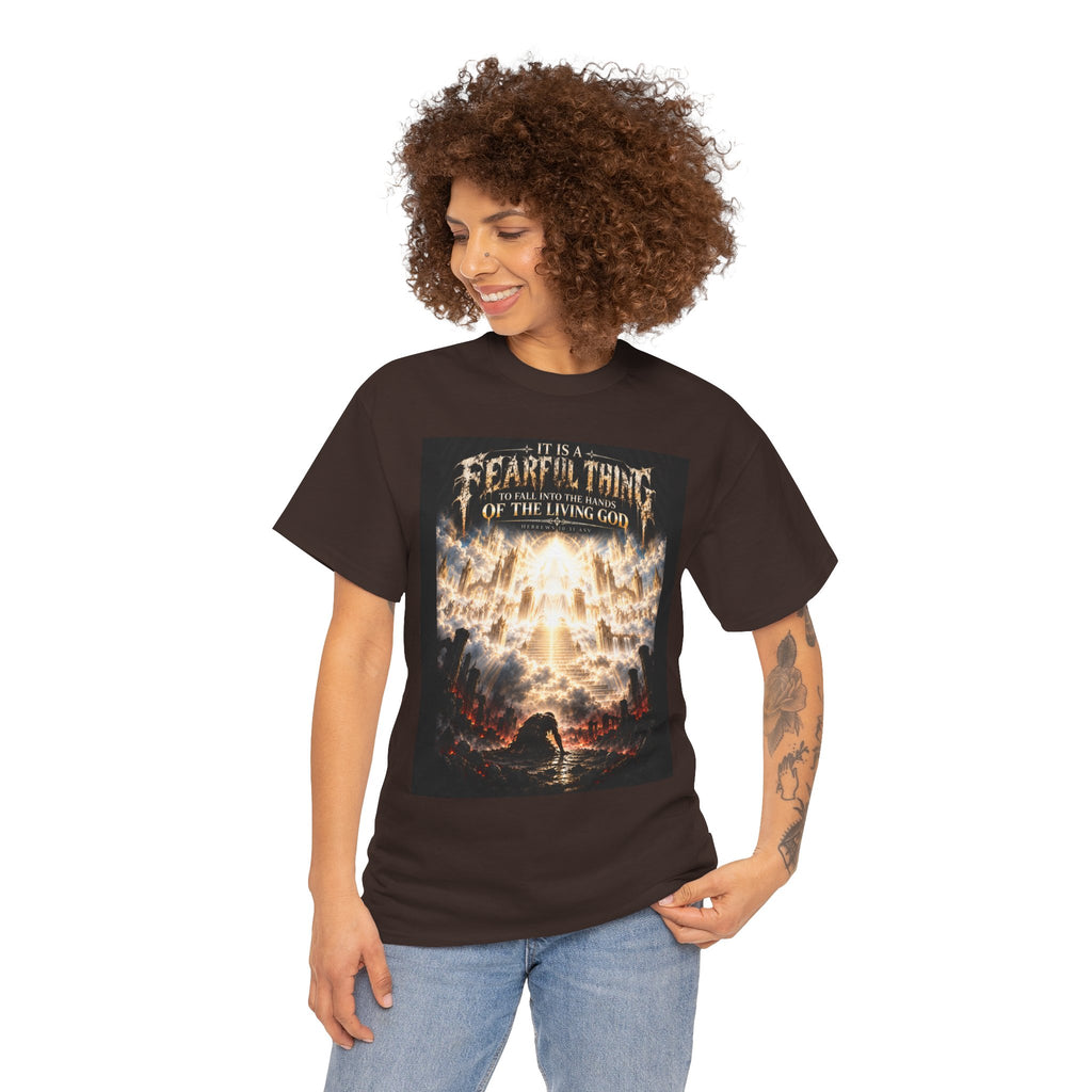 Fear of the Living God T-Shirt – ‘Be Wise Fear Yahweh’ Scripture Tee (Prov 9:10)