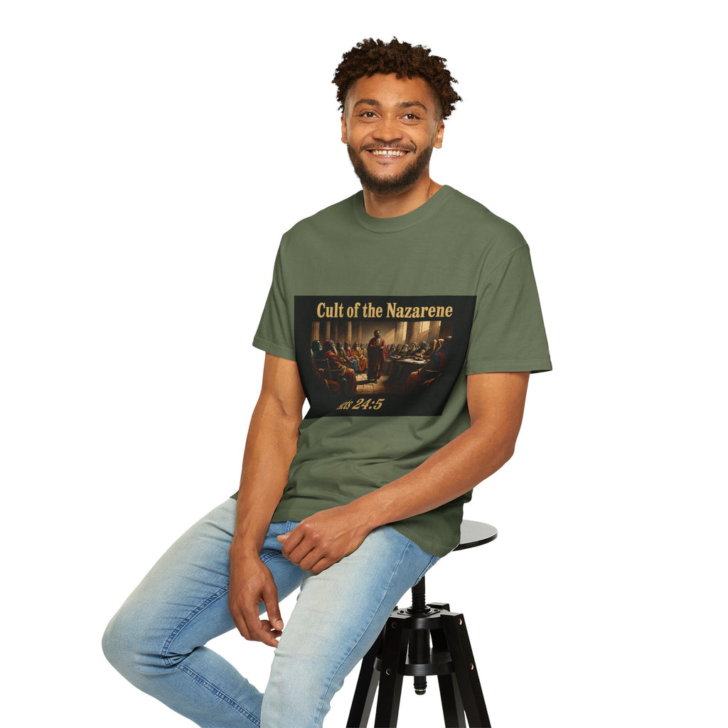 Acts 24:5 Unisex Comfort Dyed T-shirt