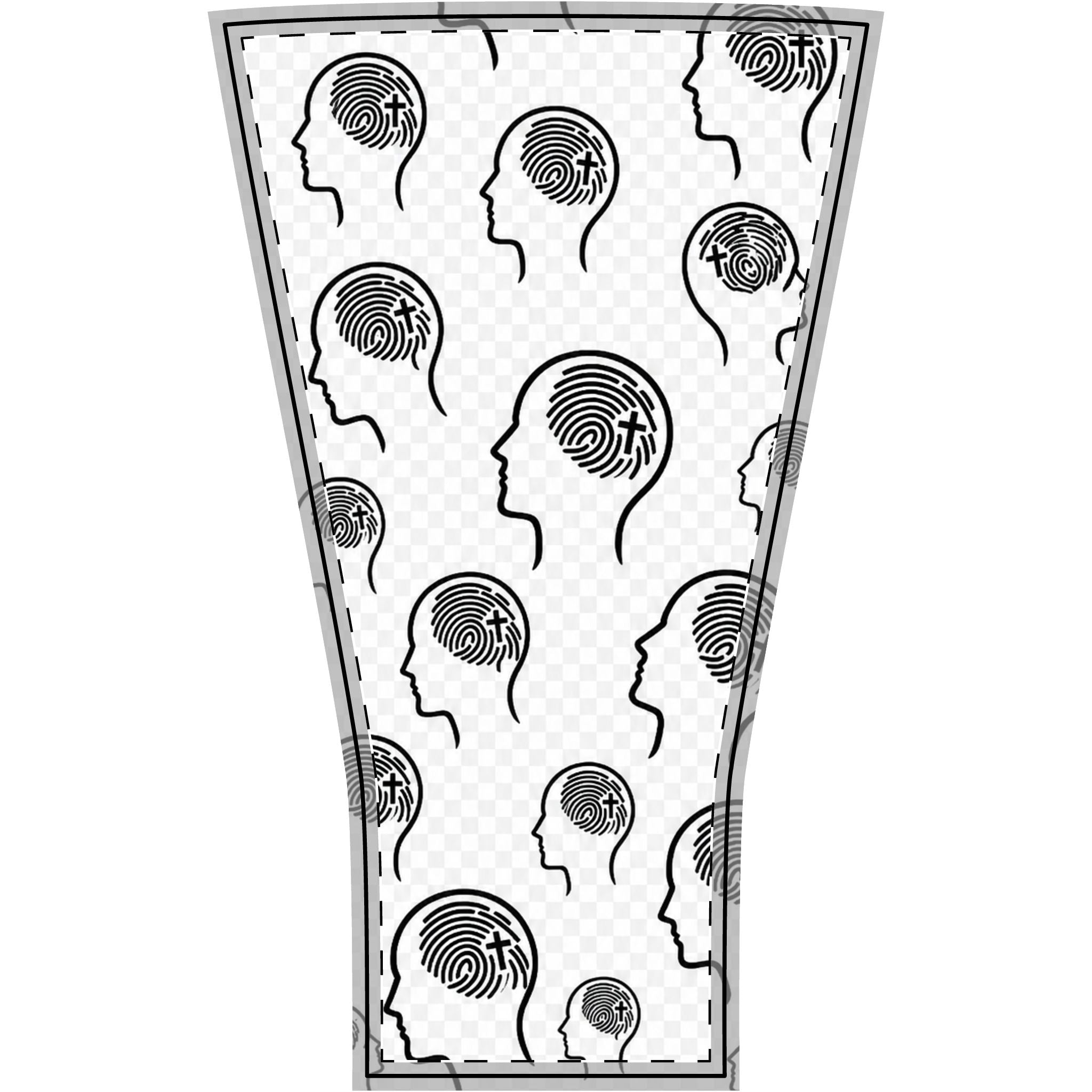 Arm Sleeve — Brain Fingerprint Pattern Compression Sleeve