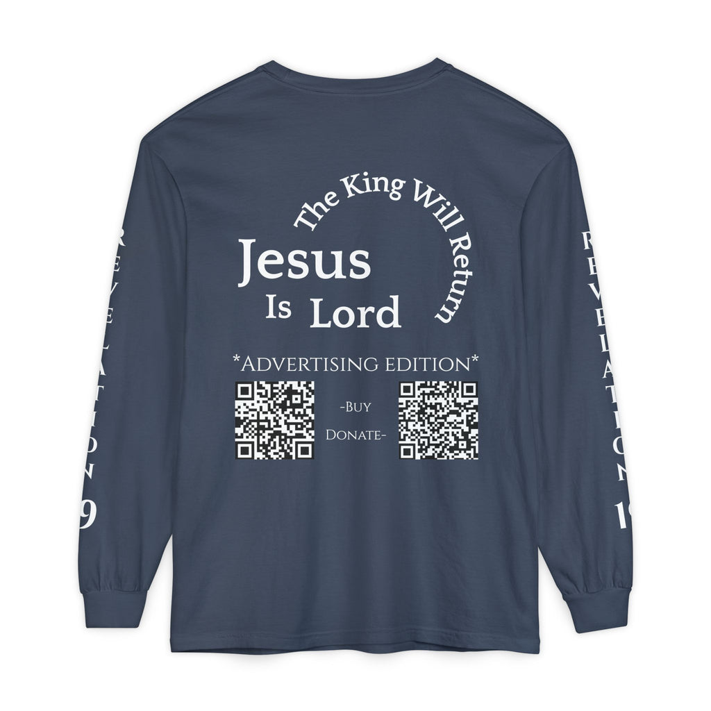 Jesus Is Lord Ad Edition Long Sleeve Tee — Regal Christian Warrior Graphic Shirt