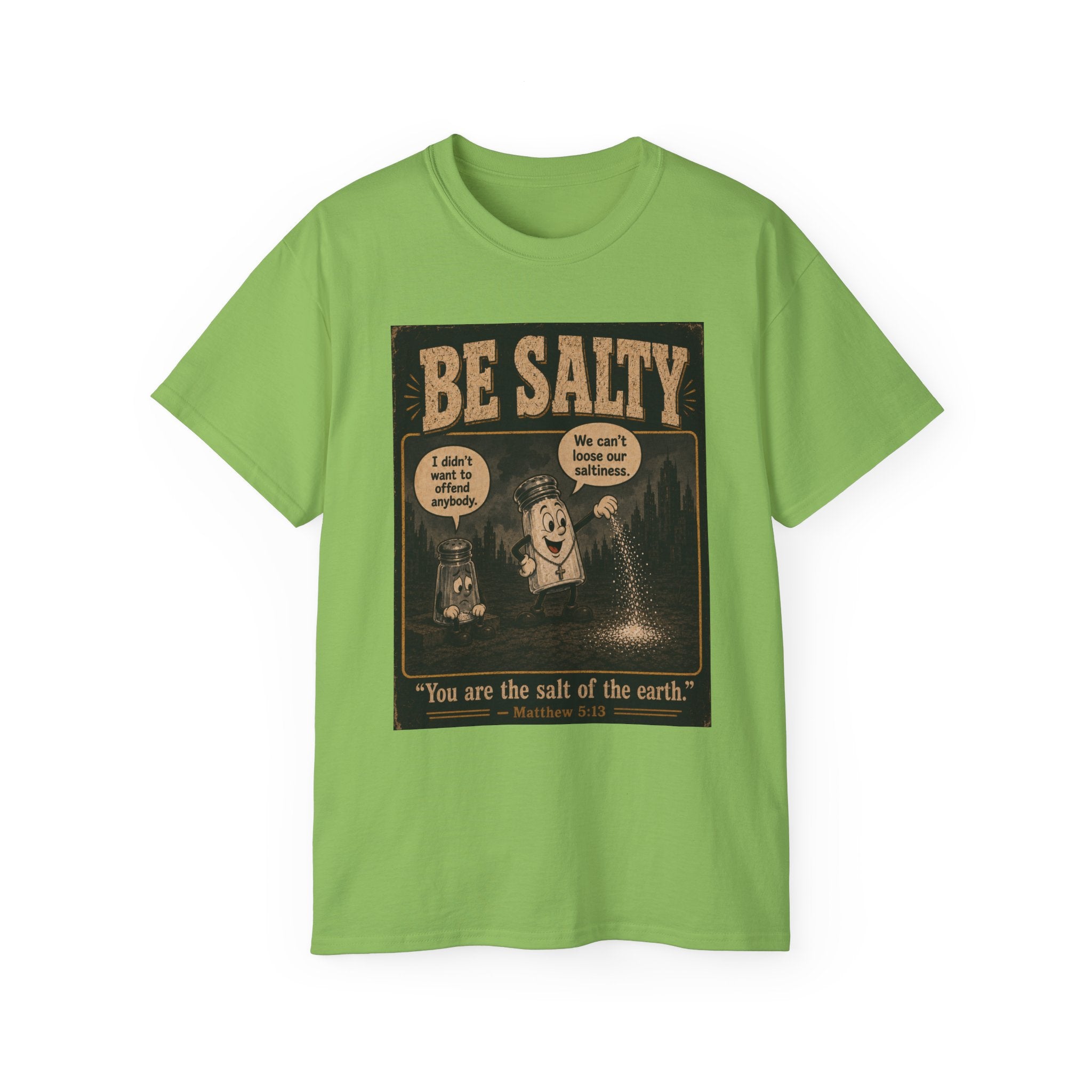 Be Salty T-Shirt — 'You Are the Salt of the Earth' Christian Vintage Tee