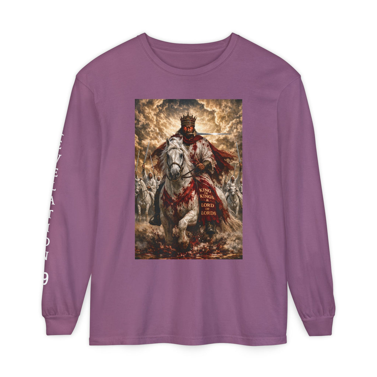 Jesus Is Lord Long Sleeve Tee — Regal Christian Warrior Graphic Shirt