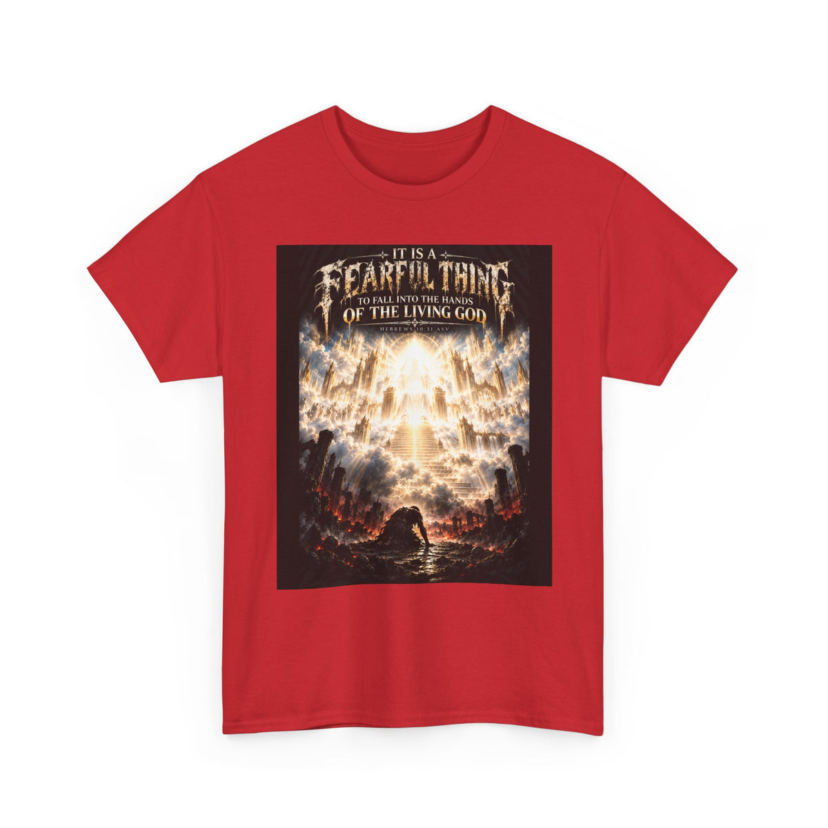 Fear of the Living God T-Shirt – ‘Be Wise Fear Yahweh’ Scripture Tee (Prov 9:10)