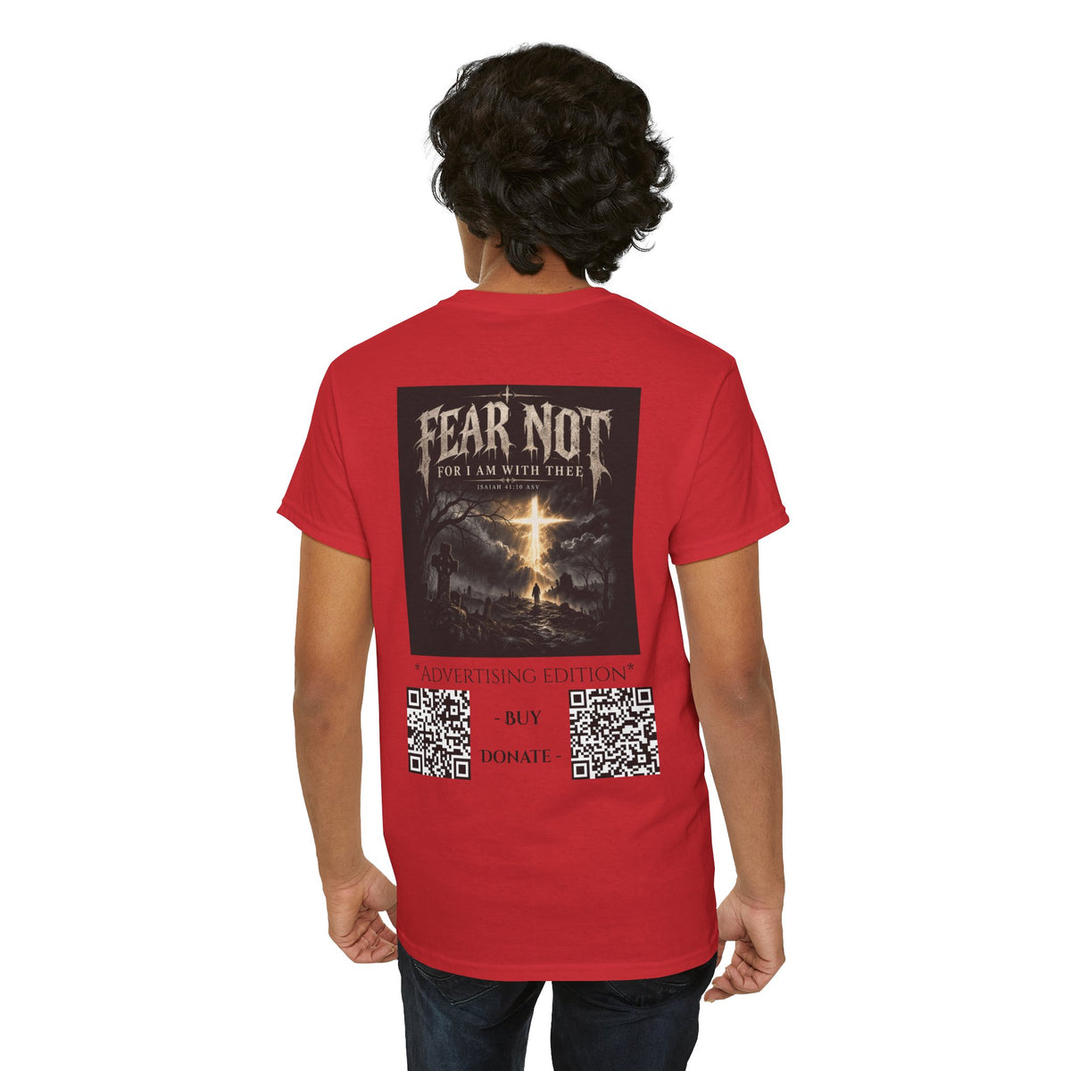Fear Not Ad Edition Holiday Line October Edition scripture Tee —  Christian Graphic T-Shirt