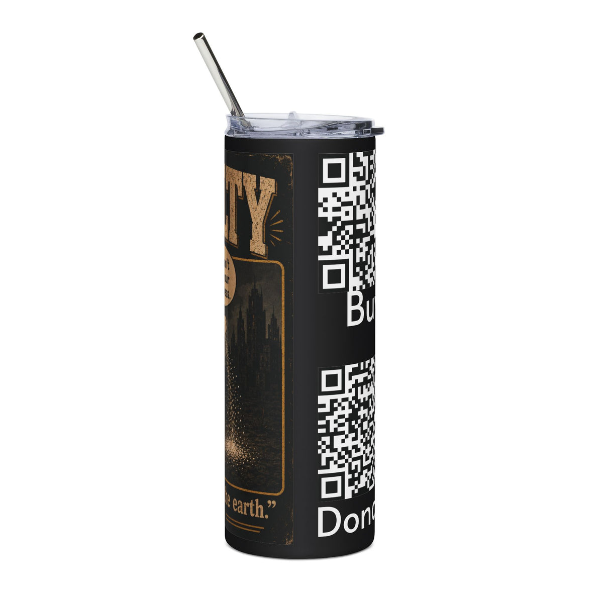 Be Salty Tumbler "Ad Version" — 20oz Stainless Steel Inspirational Travel Mug