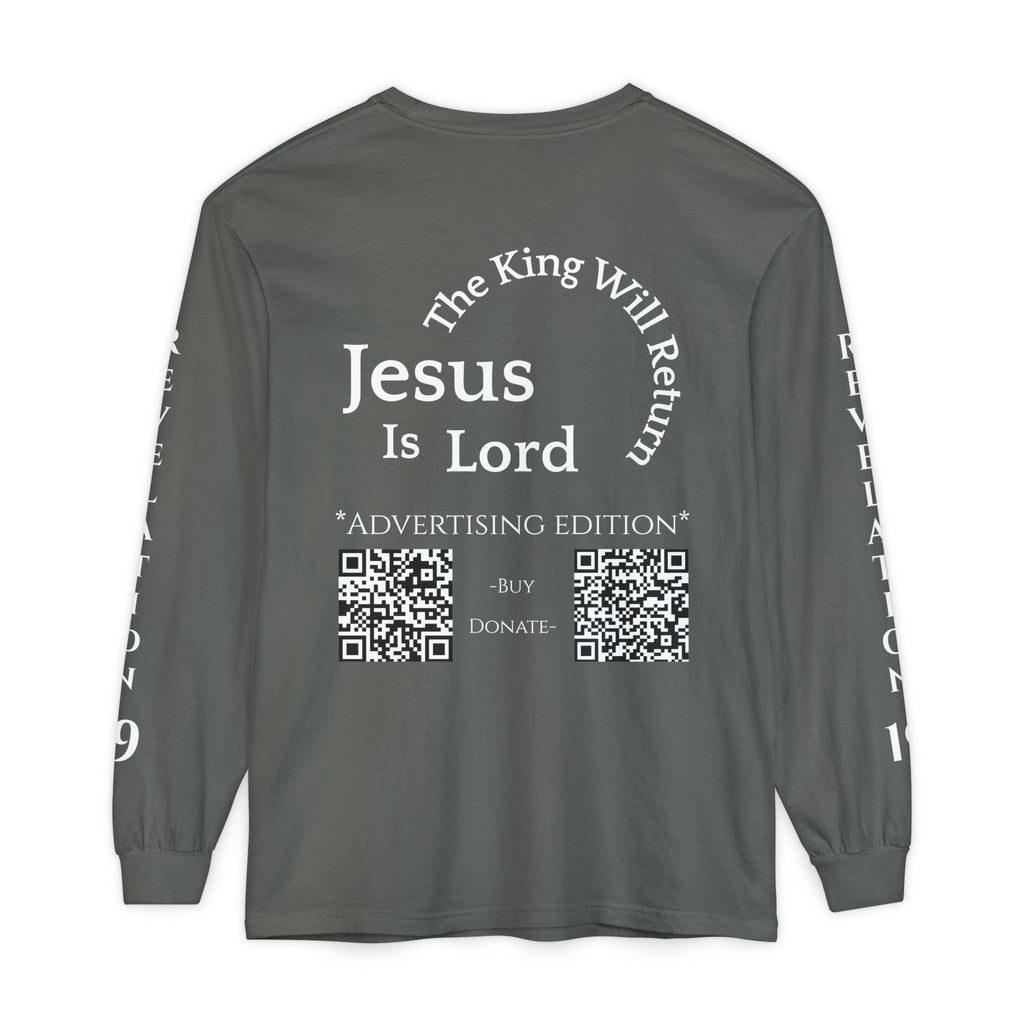 Jesus Is Lord Ad Edition Long Sleeve Tee — Regal Christian Warrior Graphic Shirt