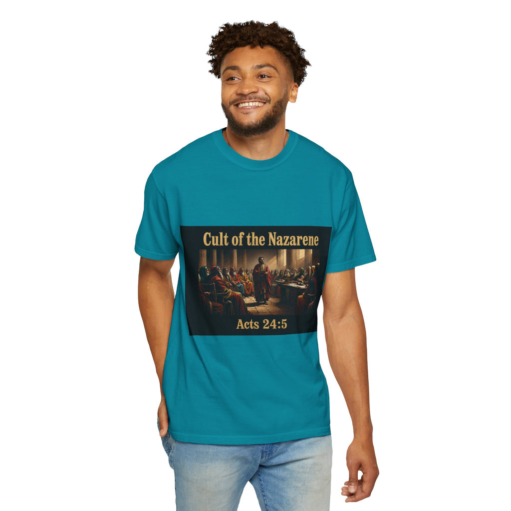 Acts 24:5 Unisex Comfort Dyed T-shirt