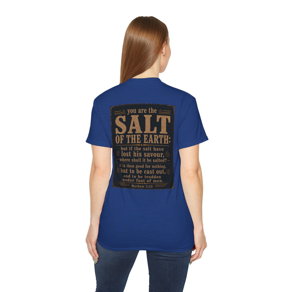 Be Salty T-Shirt — 'You Are the Salt of the Earth' Christian Vintage Tee