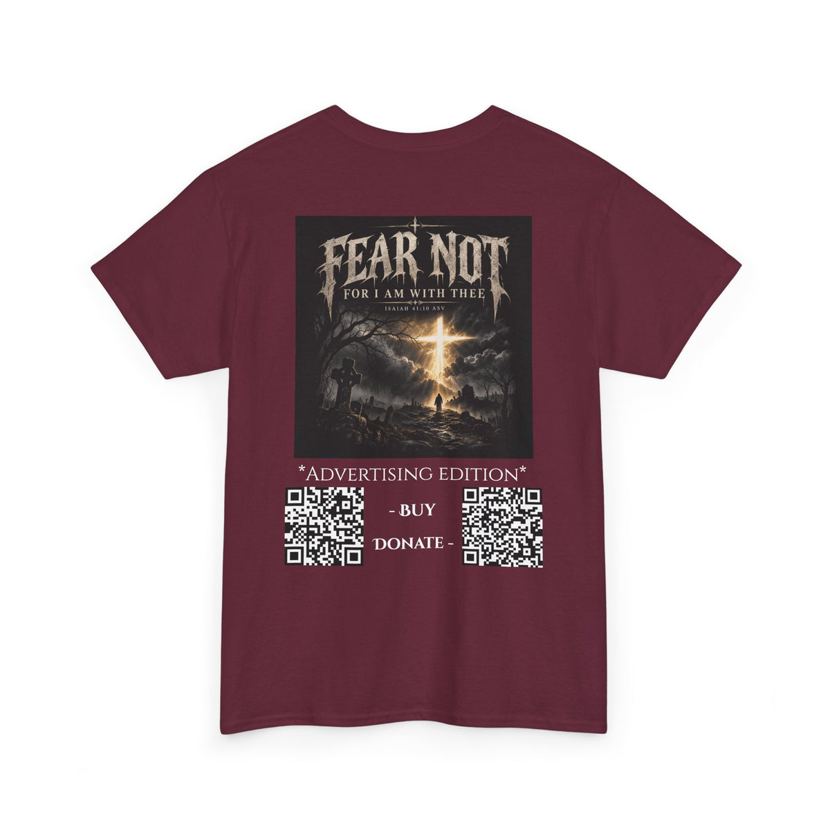 Fear Not Ad Edition Holiday Line October Edition scripture Tee —  Christian Graphic T-Shirt