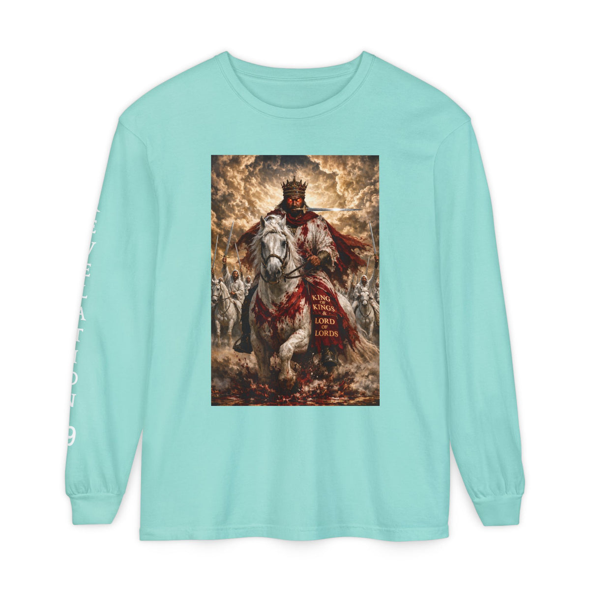Jesus Is Lord Long Sleeve Tee — Regal Christian Warrior Graphic Shirt
