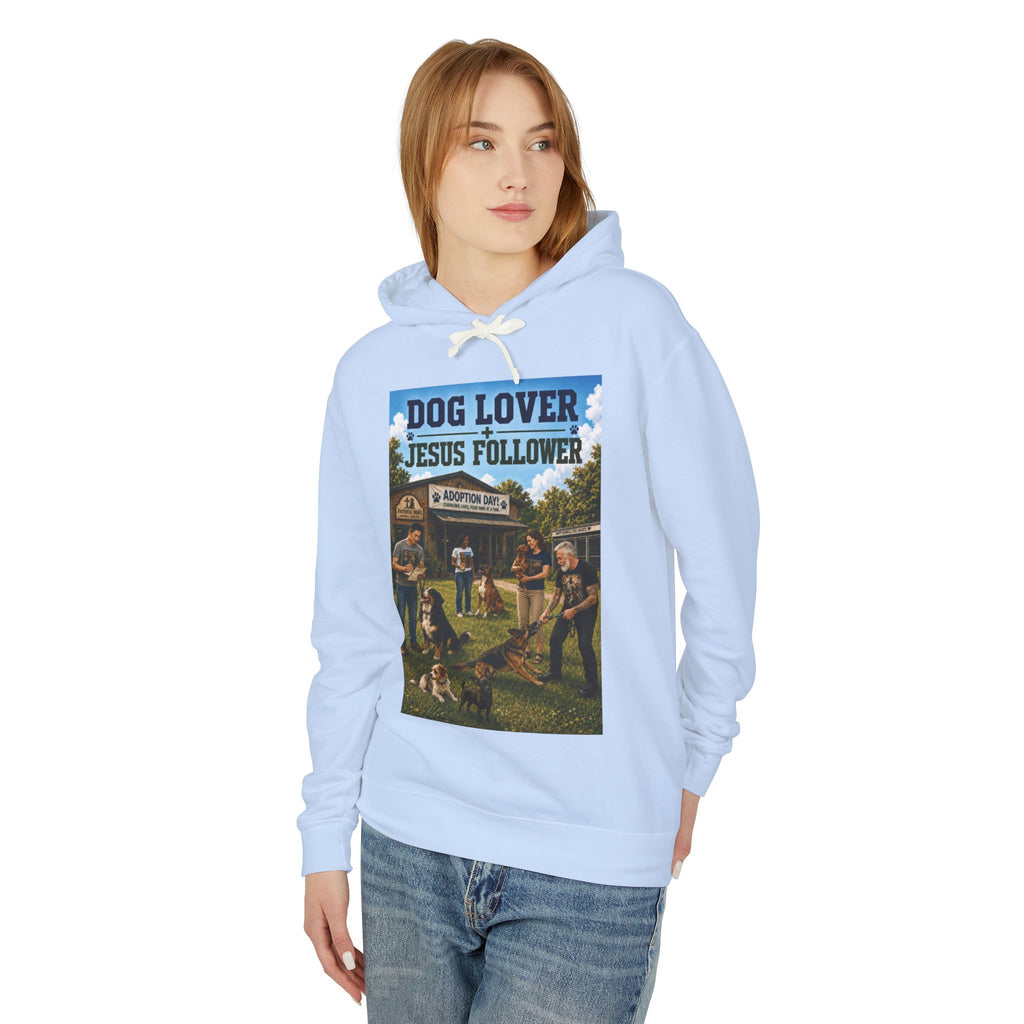 "Ad version" Dog Lover Hoodie — Proverbs 12:10 Christian Pet Sweatshirt