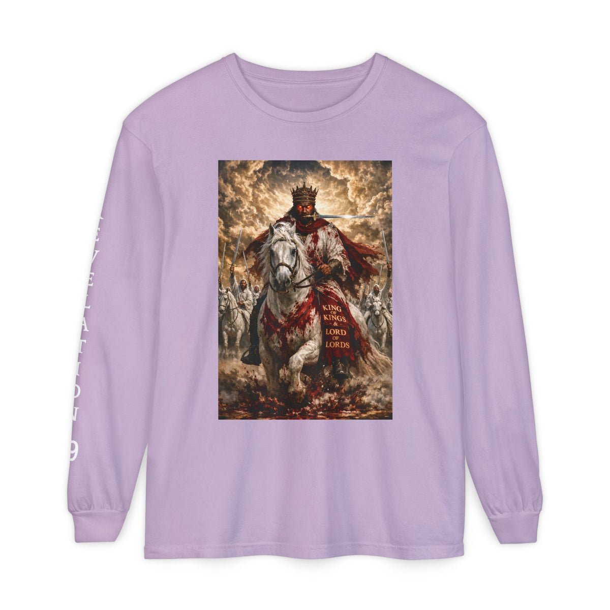 Jesus Is Lord Long Sleeve Tee — Regal Christian Warrior Graphic Shirt