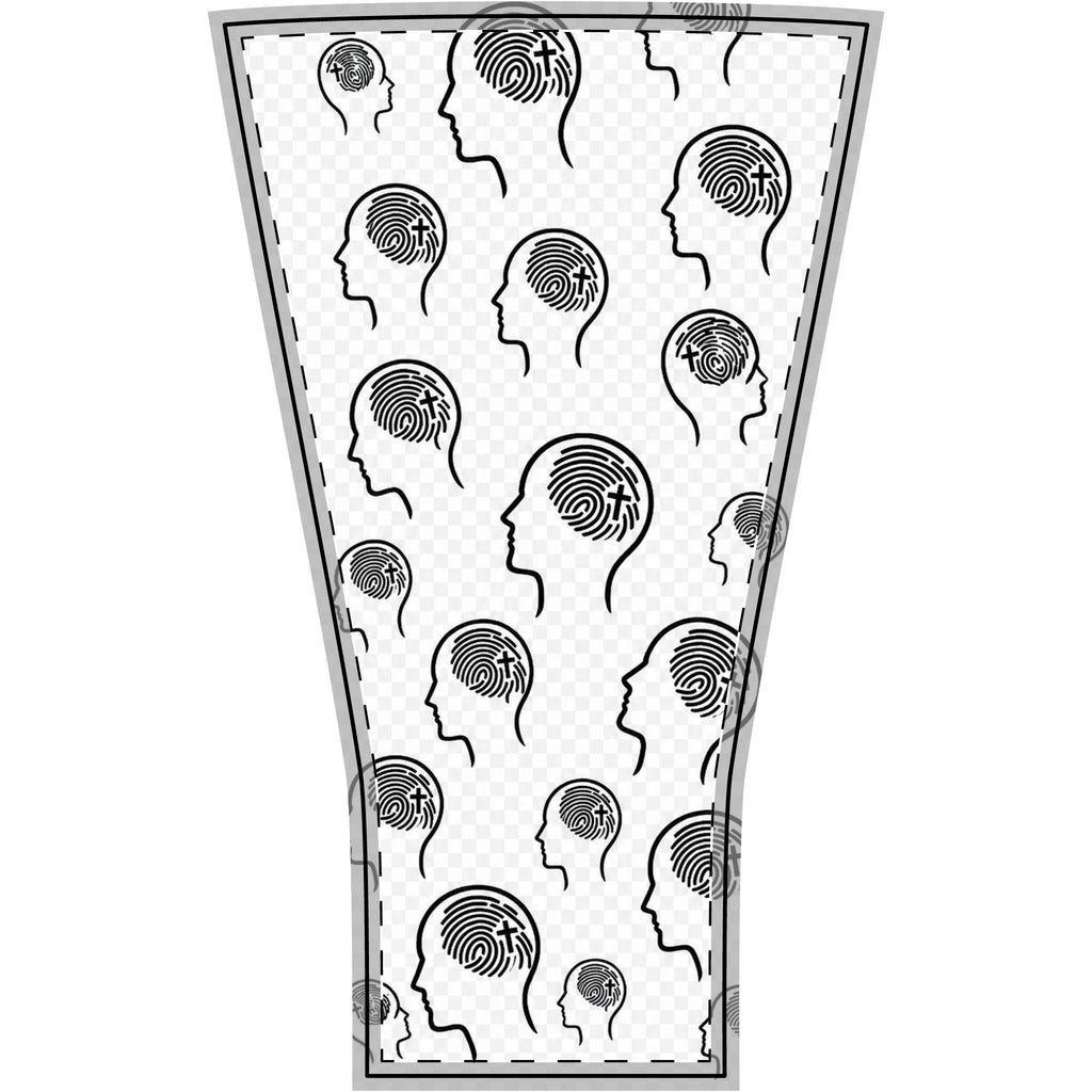 Arm Sleeve — Brain Fingerprint Pattern Compression Sleeve