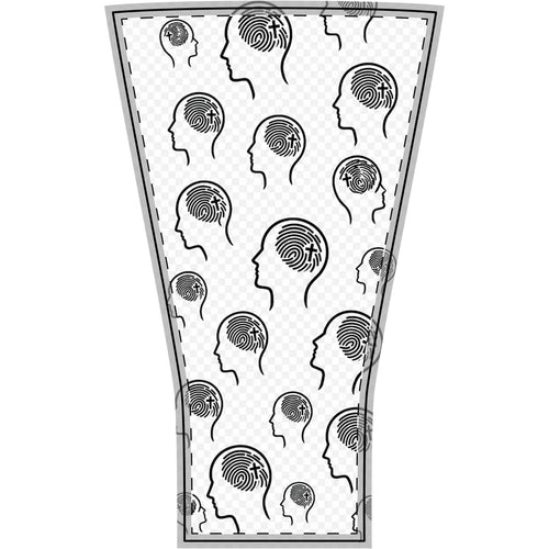 Arm Sleeve — Brain Fingerprint Pattern Compression Sleeve