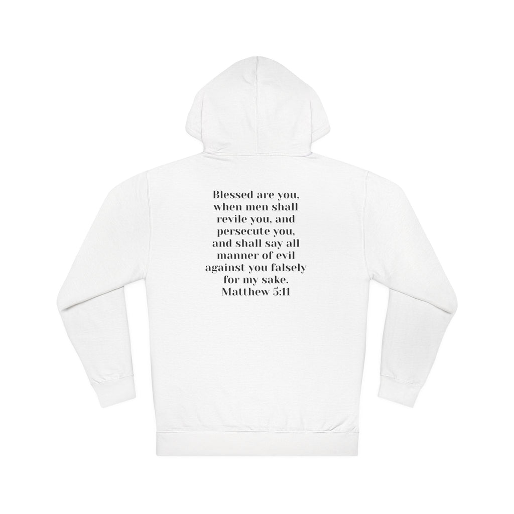 Christian Hoodie "Cult of the Nazarene" — Acts 24:5, Matthew 5:11 Verse Pullover multiple colors