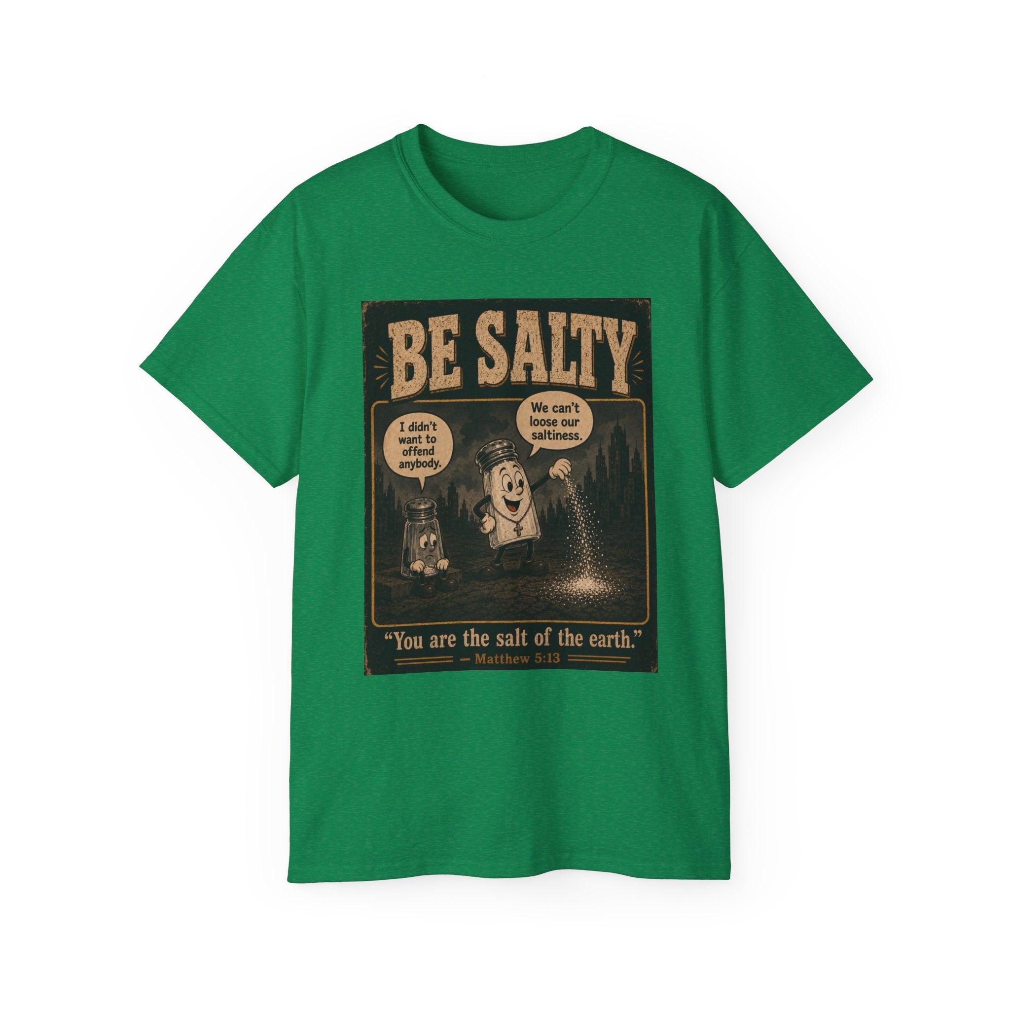 Be Salty T-Shirt — 'You Are the Salt of the Earth' Christian Vintage Tee