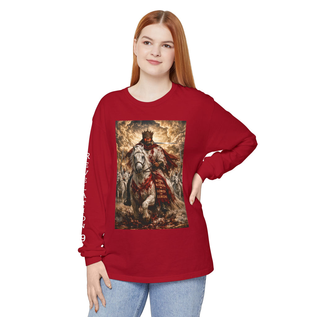 Jesus Is Lord Long Sleeve Tee — Regal Christian Warrior Graphic Shirt